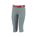 Russell Athletic Girls Low Rise Knicker Length Softball, Baseball Grey, Large gallery image