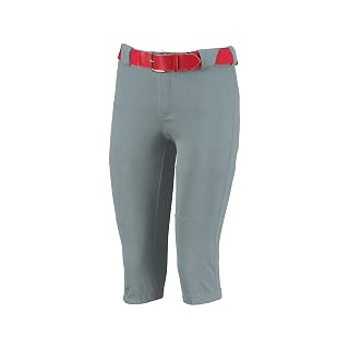 Russell Athletic Girls Low Rise Knicker Length Softball, Baseball Grey, Large