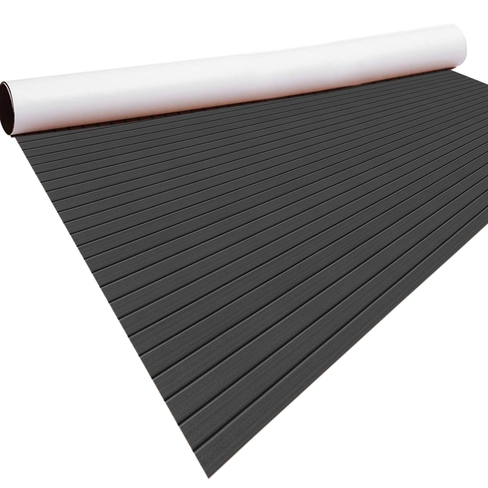 HXBYX Large Size Faux Teak EVA Foam Boat Flooring with Self-Adhesive Backing Marine Boat Decking Floor for Boats Kayak Yacht Swim Motorboat Platform RV 7.87'x7.87'/5.9'