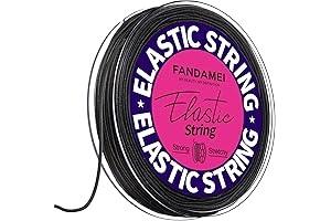 1mm Elastic Stretch String for Jewelry Making, Sturdy Thread for DIY Bracelets