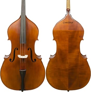 Christina Double Bass String Instrument, Acoustic Bass for Musicians