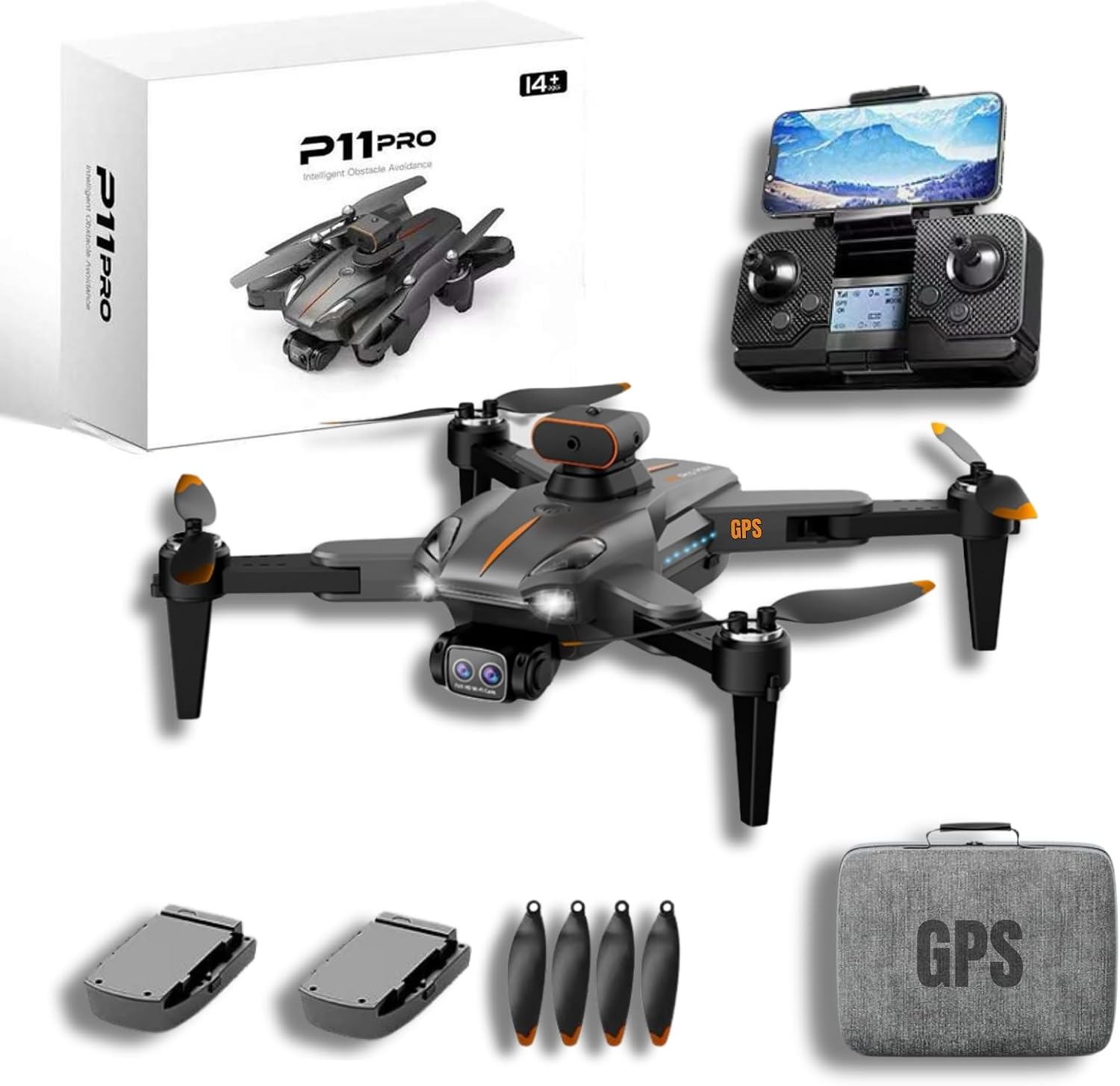 Astur Group P11 Pro GPS Drone con Motores Brushless