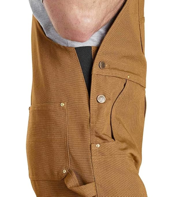 Carhartt Men's Iconic R01 Duck Bib Overall, Black, W42 x L28 by Carhartt - Image 3