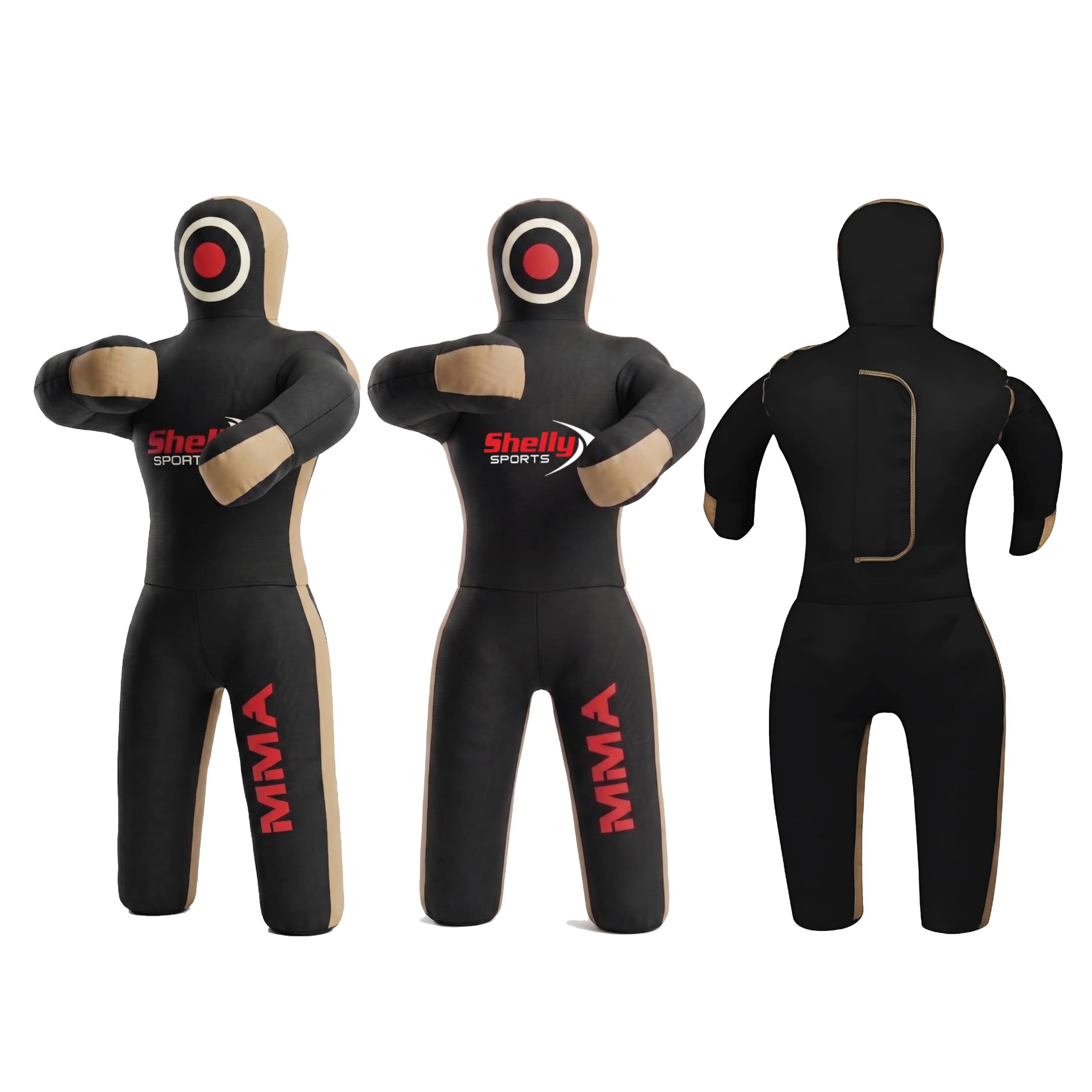 Shelly Mannequin de combat MMA pour enfants Sac de frappe BJJ, Jitsu brésilien Position debout, arts martiaux, boxe, karaté, entraînement – Non rempli