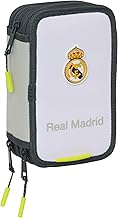 Real Madrid EQUIPACIÓN 25/26 – School Pencil Case with 37 Tools Included, Children's Case, Child, Ideal for Children from 5 to 14 Years, Comfortable and Versatile, Quality and Resistance, 12.5 x 5.5 x