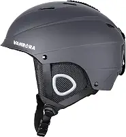 VANRORA Capacete de esqui, capacete de snowboard para homens e mulheres, ventilação com controle climático, ajuste de discagem, compatível com óculos, forro de lã removível e almofadas auriculares