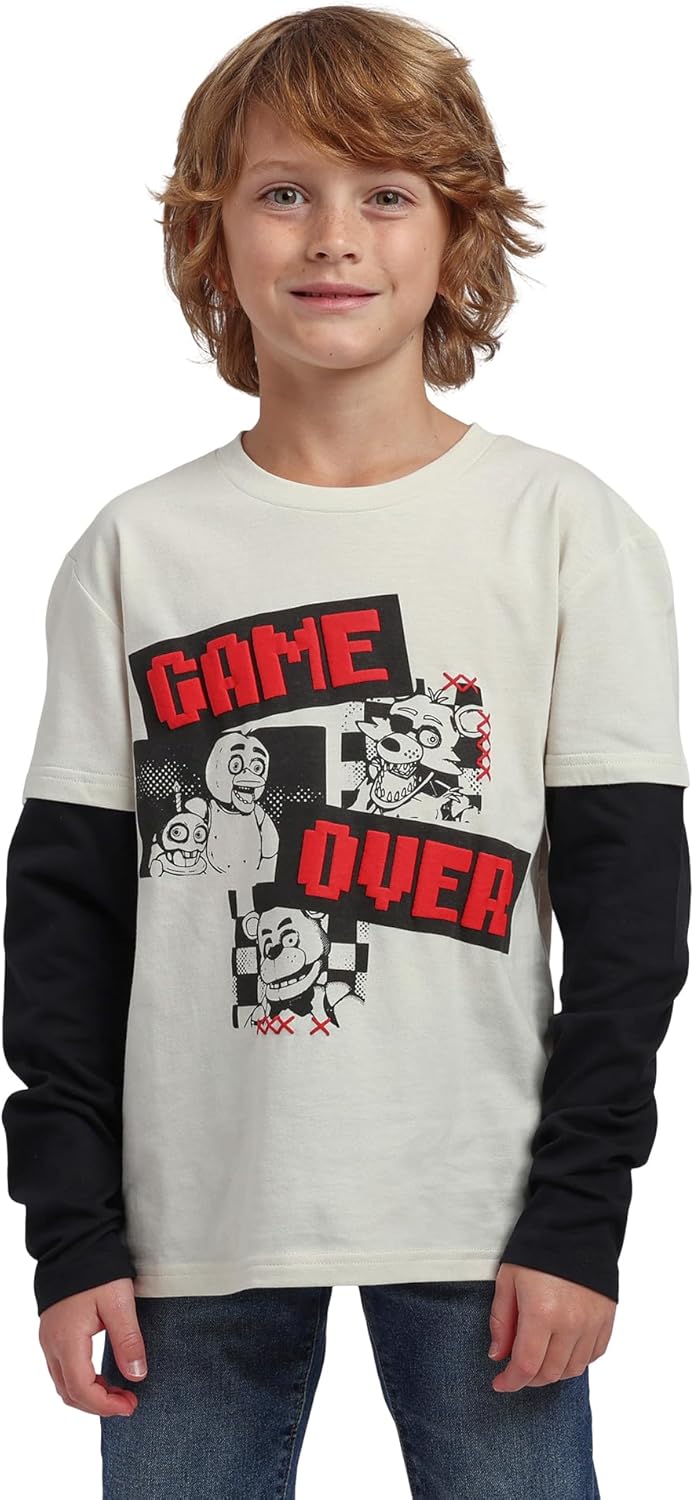 Five Nights At Freddy's Game Over Boy's 2-Pack Twofer Set