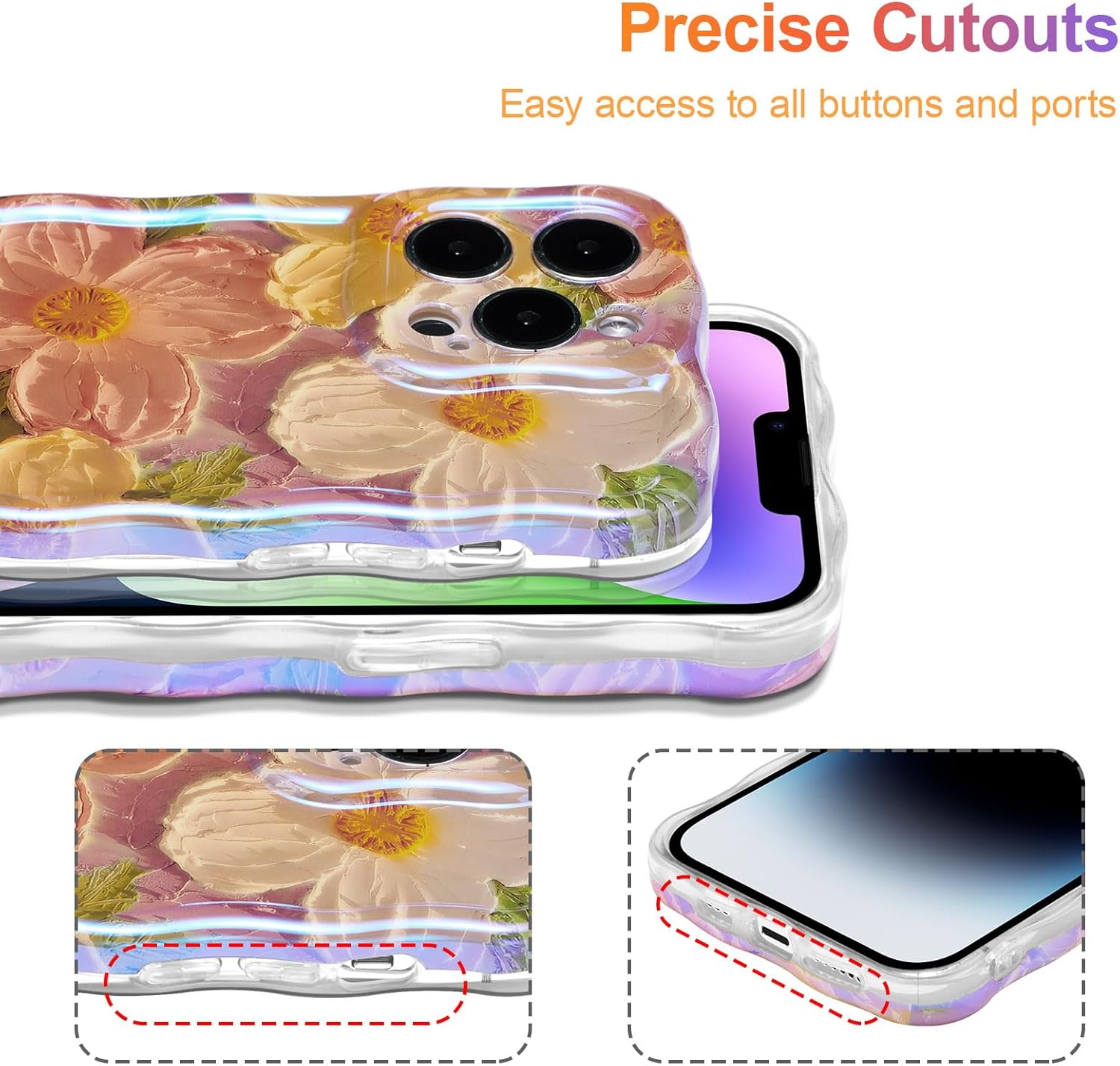EYZUTAK Cover Con Disegno Drago Per IPhone 7/8/SE – Custodia Ibrida Rigida E Morbida, Stampa 3D, Protezione Antiurto