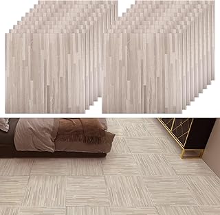 YAYODS 40 Pack Self Adhesive Floor Tile Vinyl Flooring, 30x3