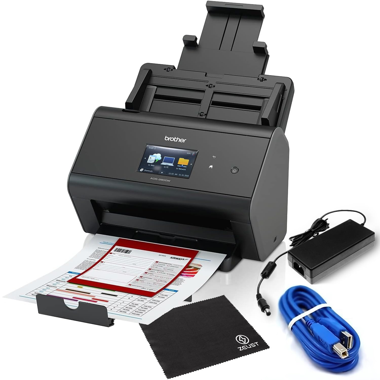 FI-6240 Clr Fb Duplex Document Scanner Built-in 8.5INX11.69IN (Certified Refurbished)