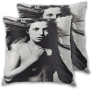 maichengxuan Jane Birkin - Juego de 2 fundas de almohada, diseño moderno 3D, diseño cuadrado, con impresión doble, 40,64 x 40,64 cm