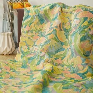 2 Meter Yarn Dyed Fabric Women's Floral Shirt Dress Decorative Sewing Fabric