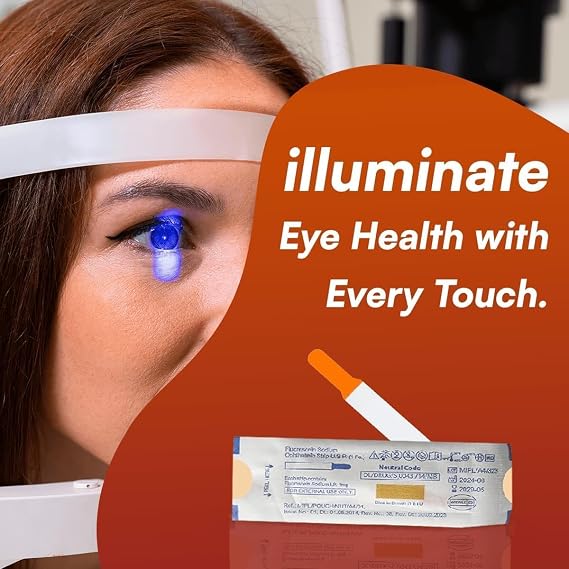 Ophthalmic Fluoro Touch Strips Pack of 1200 Strips