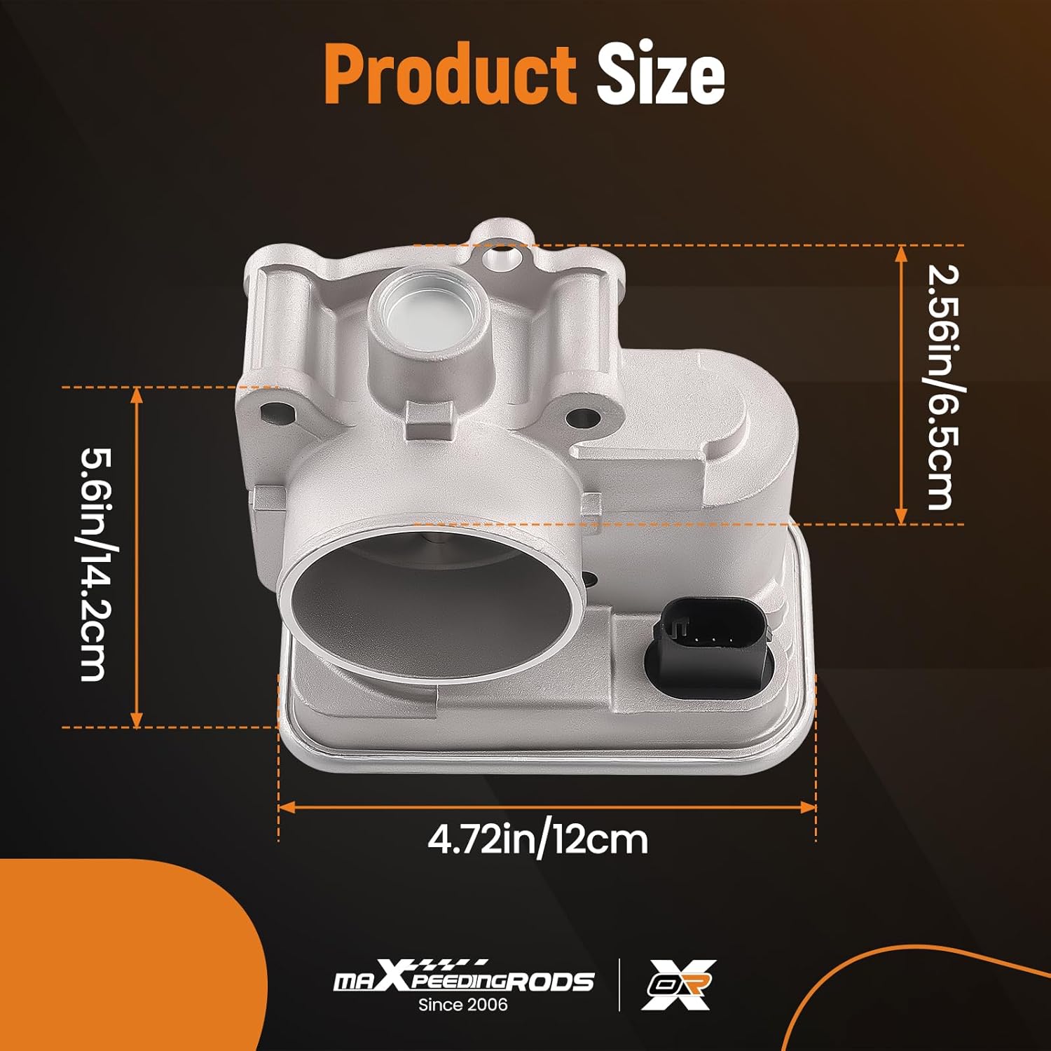 maXpeedingrods Electronic Throttle Body for Chrysler 200 2011-2014, for Dodge Avenger, Caliber, Journey, for Jeep Compass and Patriot 2007-2017, Sebring 2007-2010, 4891735AC, 4891735, 977-025