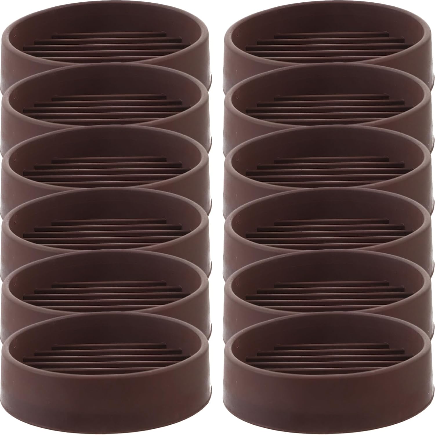 Angoily Couch Foot Rest Circular Furniture Wheel Caster Cups Rubber