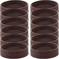 Vista 1 de 12 piezas de ruedas para muebles, tapones antideslizantes para muebles, patas de mesa, ruedas enrollables, protectores de piso para evitar arañazos
