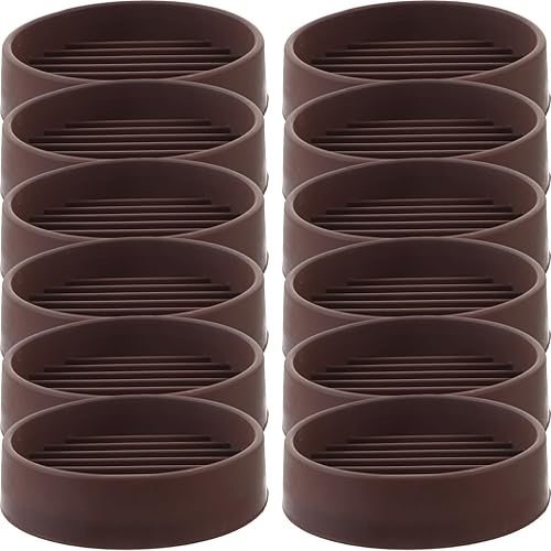 12 piezas de ruedas para muebles, tapones antideslizantes para muebles, patas de mesa, ruedas enrollables, protectores de piso para evitar arañazos