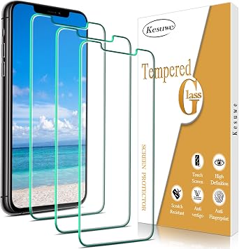 3 Pack Screen Protector for iPhone 12, iPhone 12 Pro Tempered Glass