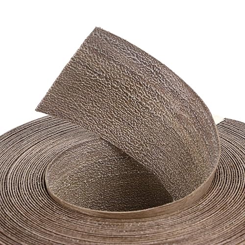 Miniatura 4 de Skelang Cinta de madera de nogal, para planchar, con adhesivo termofusible, cinta de madera flexible (2 pulgadas x 50 pies)