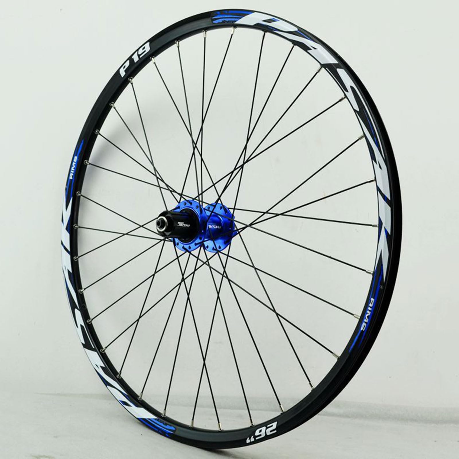 Ruedas para bicicleta de montaña con freno de disco, llantas de aleación de doble pared de 26/27,5/29 pulgadas, buje de 32 orificios, compatibles con 7-12 velocidades y neumáticos de 25-35 pulgadas,