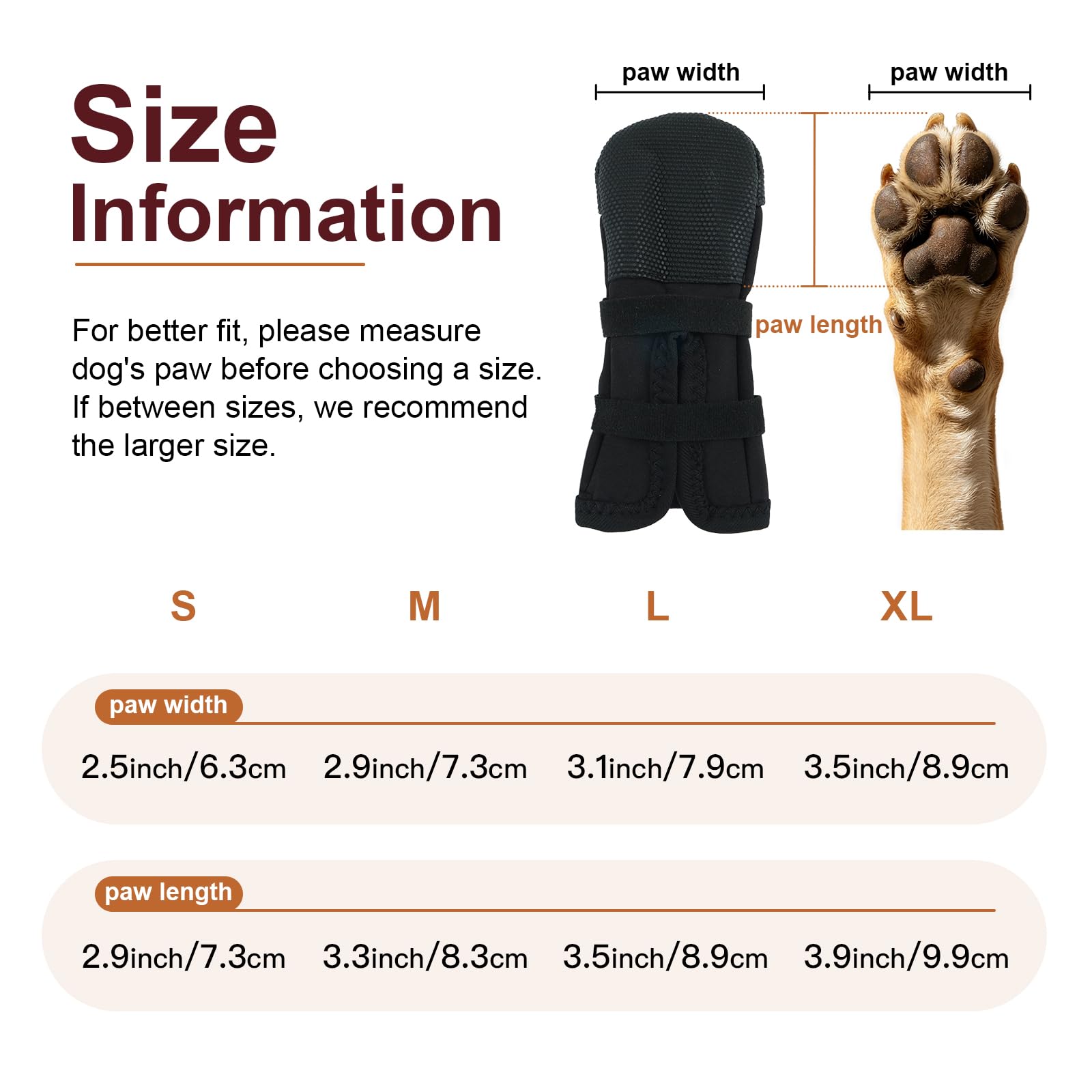Dog Boot for Paw Wound Recovery, Anti-Slip Dog Injured Paw Protector, Shoe for Medium Large Dogs, Adjustable Dog Bootie Outdoor to Keep Paw Dry and Clean, Prevent Licking, Dirt and Mud, XL - 3