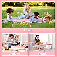 Vista 6 de CloudTrip Escritorio para computadora portátil para cama o sofá, escritorio de regazo, escritorio para despertar en la cama, escritorio de oficina