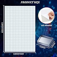 Vista 2 de Azulejos de mosaico autoadhesivos para proyectos de manualidades, 0.197 x 0.197 in (plata, 14400 piezas)
