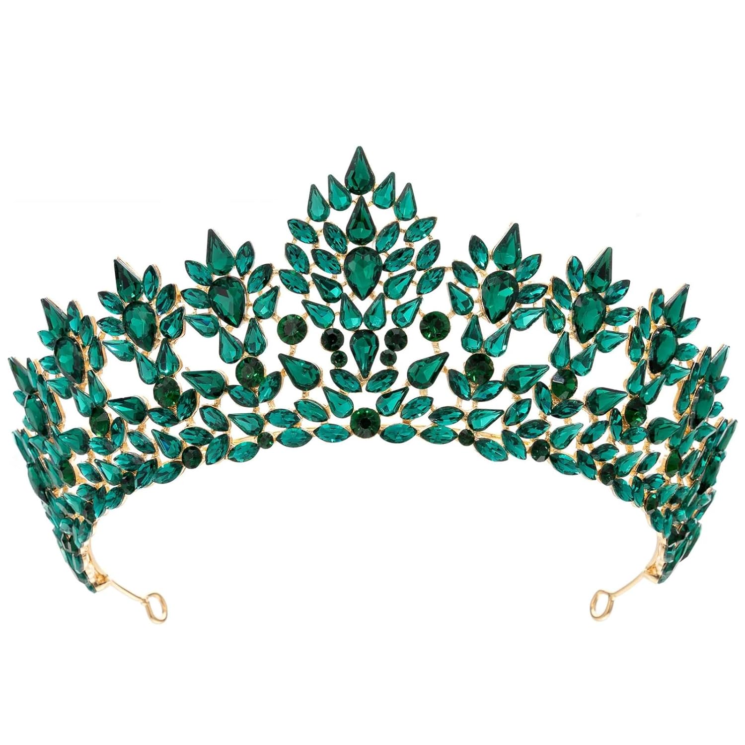 Crystal Tiara Crown For Women Royal Queen Princess Rhinestone Headpiece Bridal Wedding Prom Hair Accessories