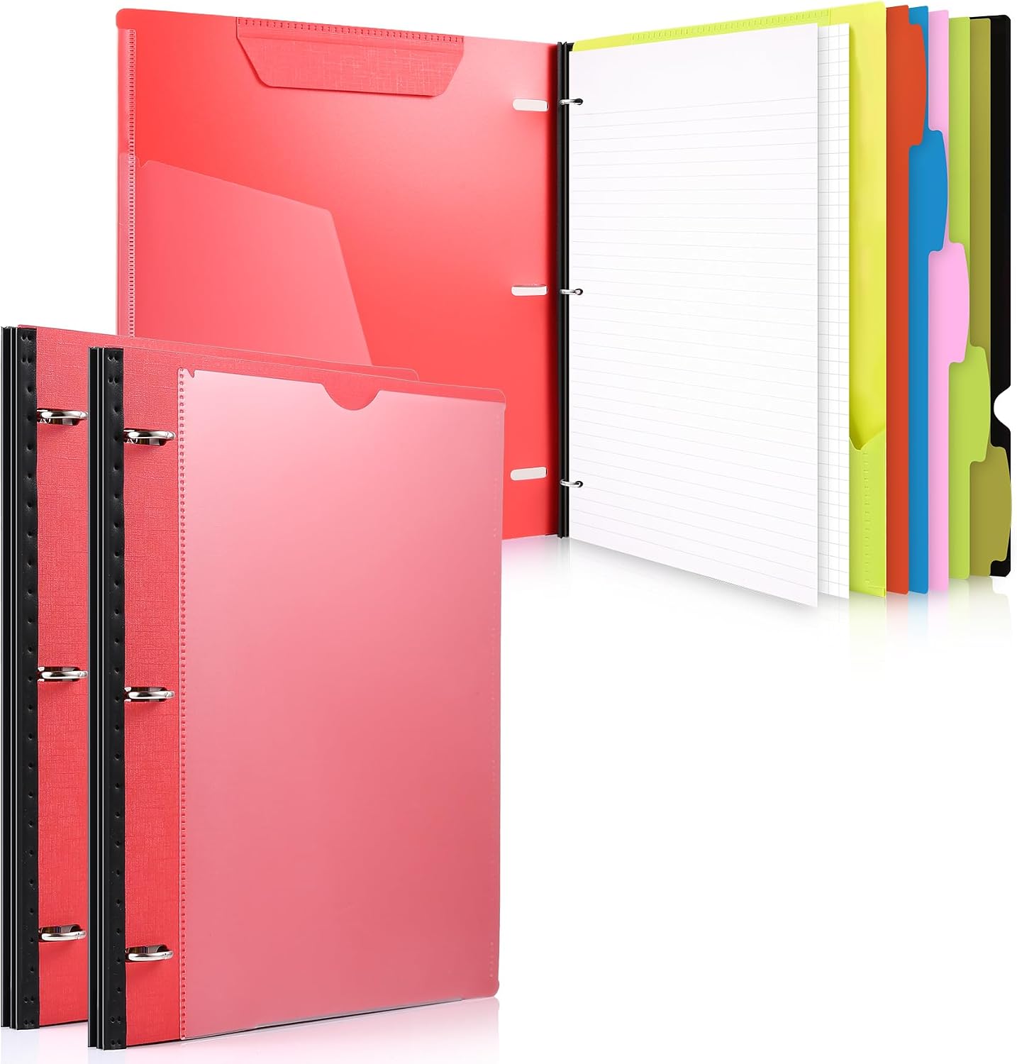 Folder. Note Books Amazon.com : WOT I 2-Pack Telescoping 3 Ring Binder Notebooks ...