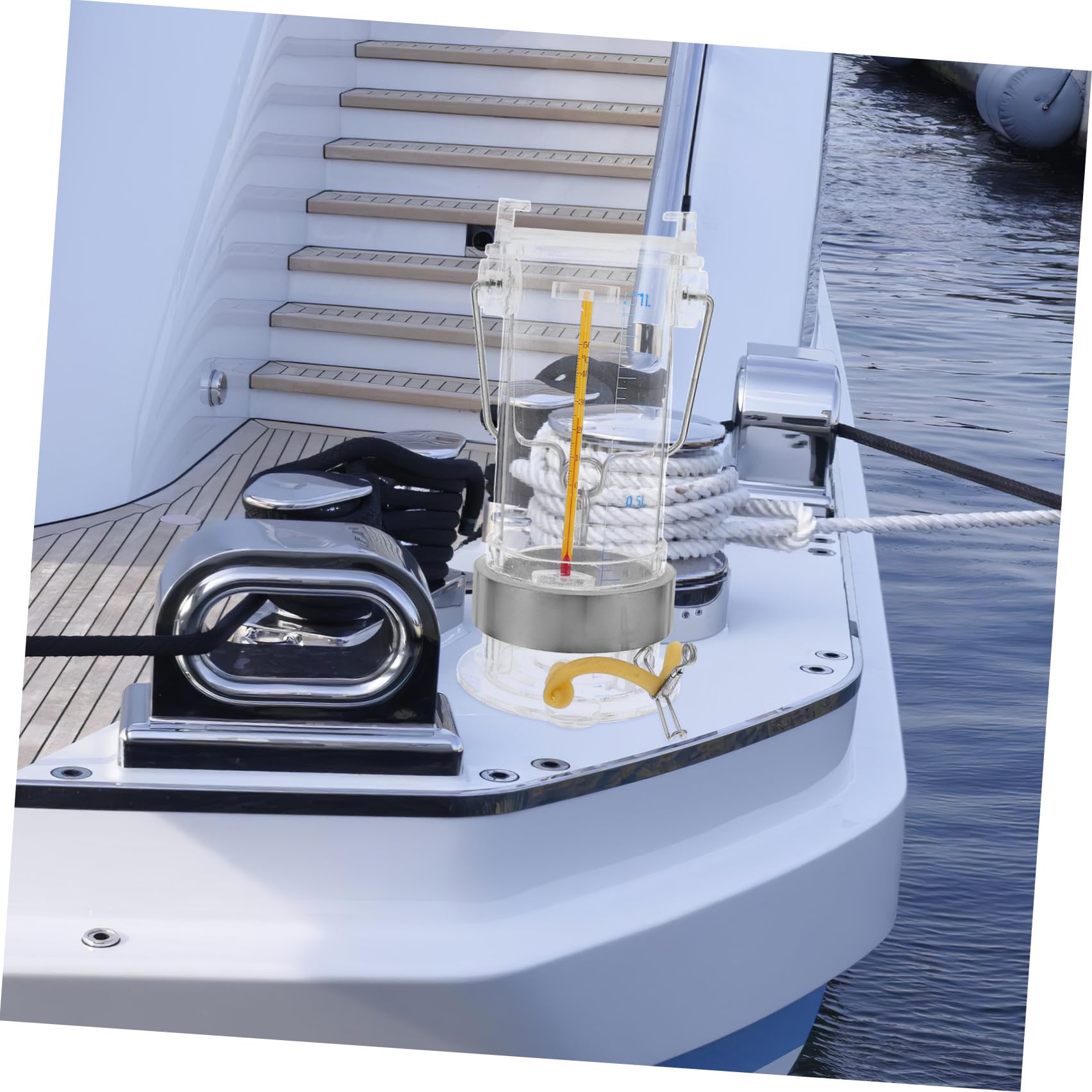 Ciieeo Muestreador Resistencia a Alta Presión Portátil de 1l Vertical y Carcasa de Acero Inoxidable Precisa Color Aleatorio de Agua para Investigación Marina y Lacustre