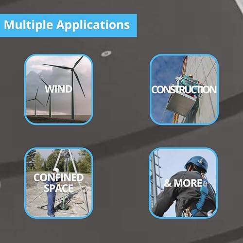 Miniatura 7 de Tractel Cordón de seguridad  Modelo de una sola pierna absorbente de golpes  3 pies (3.0 ft) con gancho a presión autobloqueante de 34 pulgadas