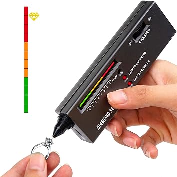 Diamond Tester High Accuracy Diamond Tester Pen Jewelry Diamond Tester Professional Diamond Selector Diamond Tester Kit for Novice and Expert, Thermal Conductivity Meter Diamond Tester