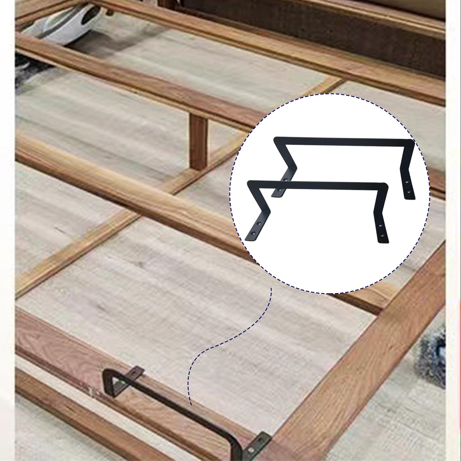 Aisny Soporte De Colchón, Deflector De Colchón, 4 Piezas Pinzas De Colchón Antideslizantes para Cabecera O Pie, Soporte De Colchón Antideslizante para Estructura De Cama,bed tool