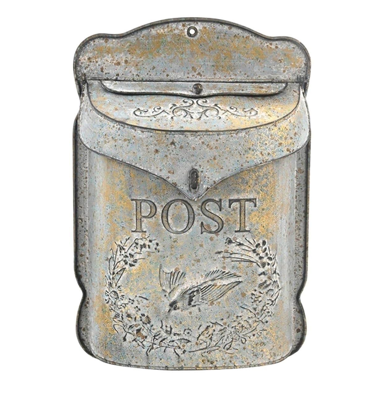 Vintage Letter Box Mailbox Iron Postbox Outdoor Mailbox For Packages Magazines Post Mail Letter Home Decoration Outdoor Lockable