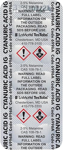 Miniatura 2 de LaMotte ColorQ Pro 7 TesTabs Kit de prueba de agua para piscina de ácido cianúrico paquete de recambio 50 unidades