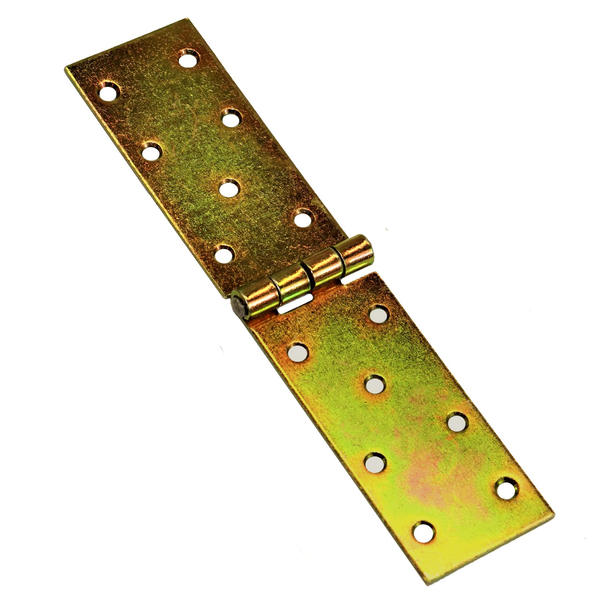 Soladirect Silver Pack Of 1 X 200 Mm Backflap Hinge Galvanised, Steel Back Flap Hinges, Weather Resistant, Rust Corrosion Proof, Strap Hinges Ideal For Indoor Or Outdoor Use On Gates, Sheds, Gazebos, Wardrobes, Chests