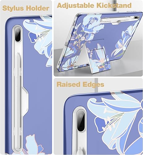 Miniatura 7 de SURITCH Funda para Samsung Galaxy Tab S7 FE para tablet S7+ Plus, S8+ Plus, protector de pantalla integrado y soporte para S Pen de cuerpo completo,
