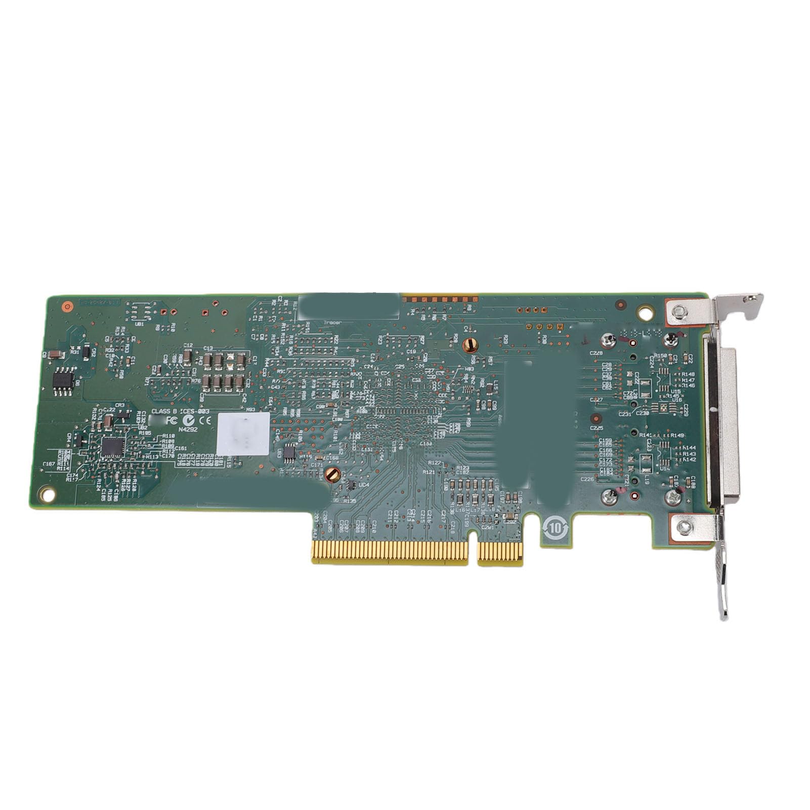 Elprico Adaptador de Bus Host SAS 9207-8e, PCIe 3.0 X8 HBA de 8 Puertos a 6 Gbps, JBOD en Modo IT, 1024 Dispositivos, 700 K IOPS, SFF-8088, Perfil bajo, para Servidor NAS ZFS, con Wins
