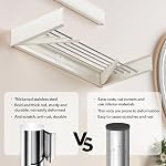 LIENAHU Clothes Drying Rack Wall Mounted,32“-80cm,Laundry Drying Rack Wall Mount, Foldabel,Collapsible,Retractable,Laundry Hanger Rack for Drying Clothes