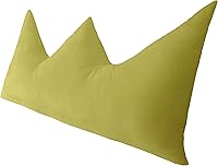 Vista 9 de Almohada grande con corona para respaldo, soporte de posicionamiento, cojín para reposo de cama, almohada de cabecera con funda extraíble para leer