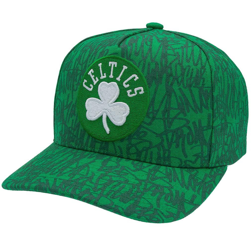 Casquette Boston Celtics Mitchell & Ness vert snapback NBA Pro Crown ajustable