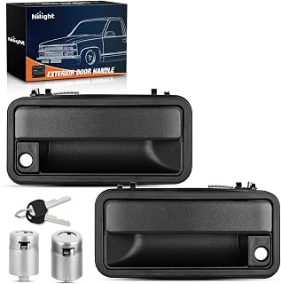 Nilight Exterior Door Handle for Chevy GMC Yukon C1500 K1500 1988-1994 2PCS