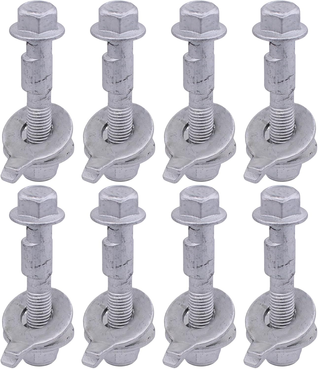 ApplianPar 8Pcs 14mm Cam Bolt Kit Front Left and Right Wheel Adjustable Camber Correction Alignment Kit