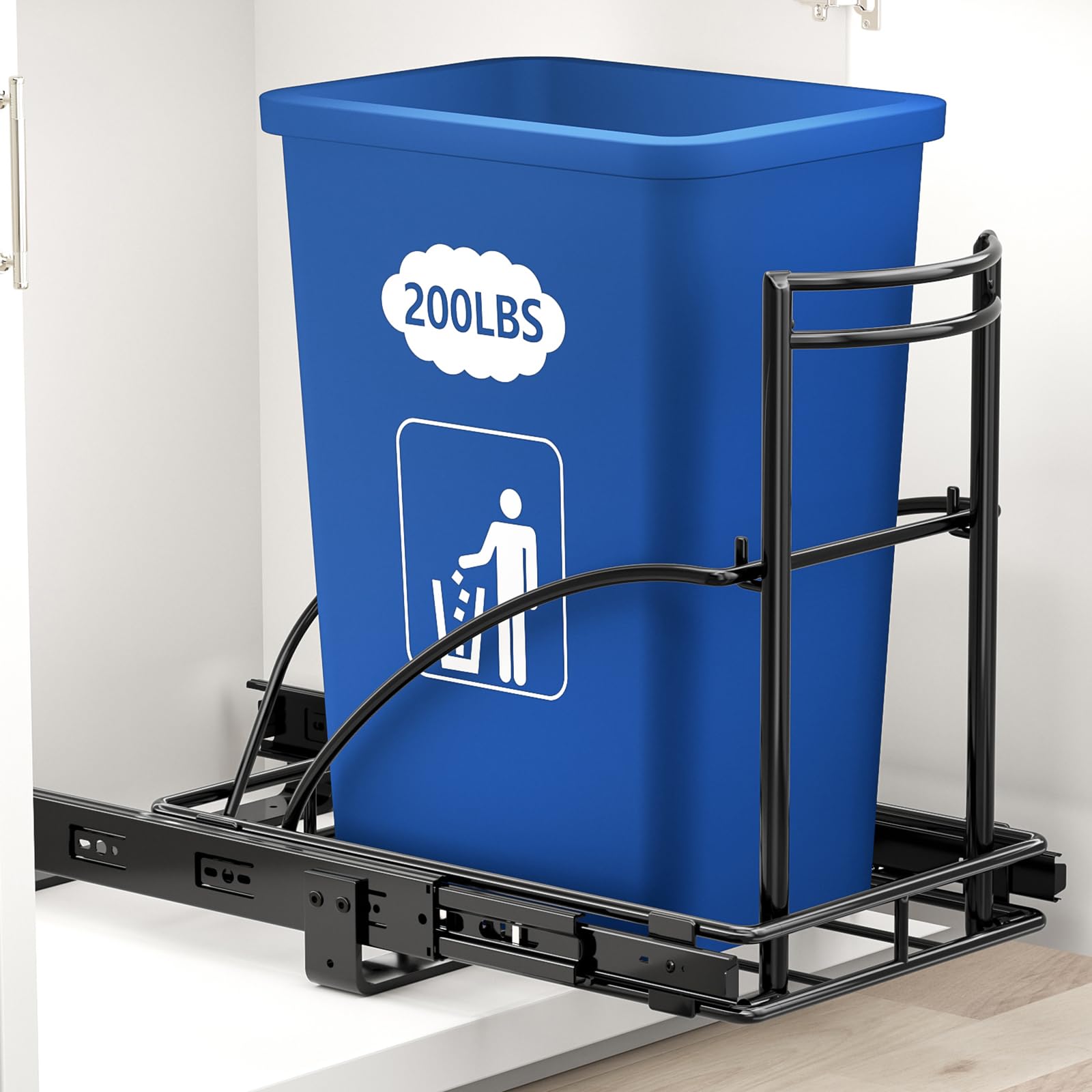 Photo 1 of ANASTA Under Sink Trash Can Pull Out Trash Hidden for 30-50 Qt 7-13 Gallon