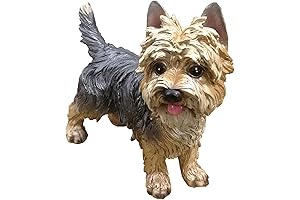 7.87Inch Standing Yorkshire Terrier Statues
