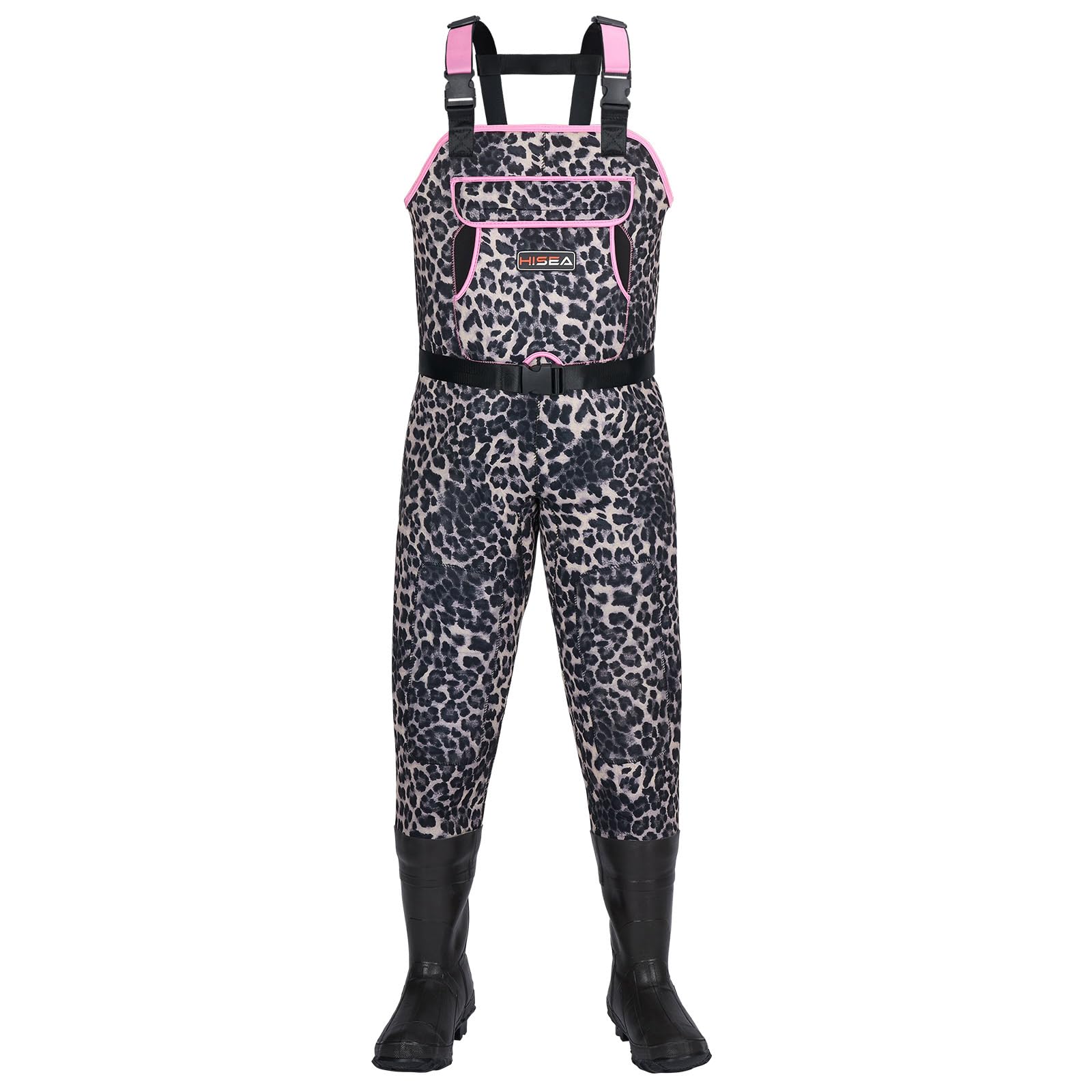 HISEA Women's Chest Waders Leopard Duck Hunting Waders for Women with