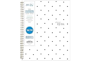Bluesky 2023-2024 Academic Year Weekly and Monthly Student Planner, a must-have for all students!