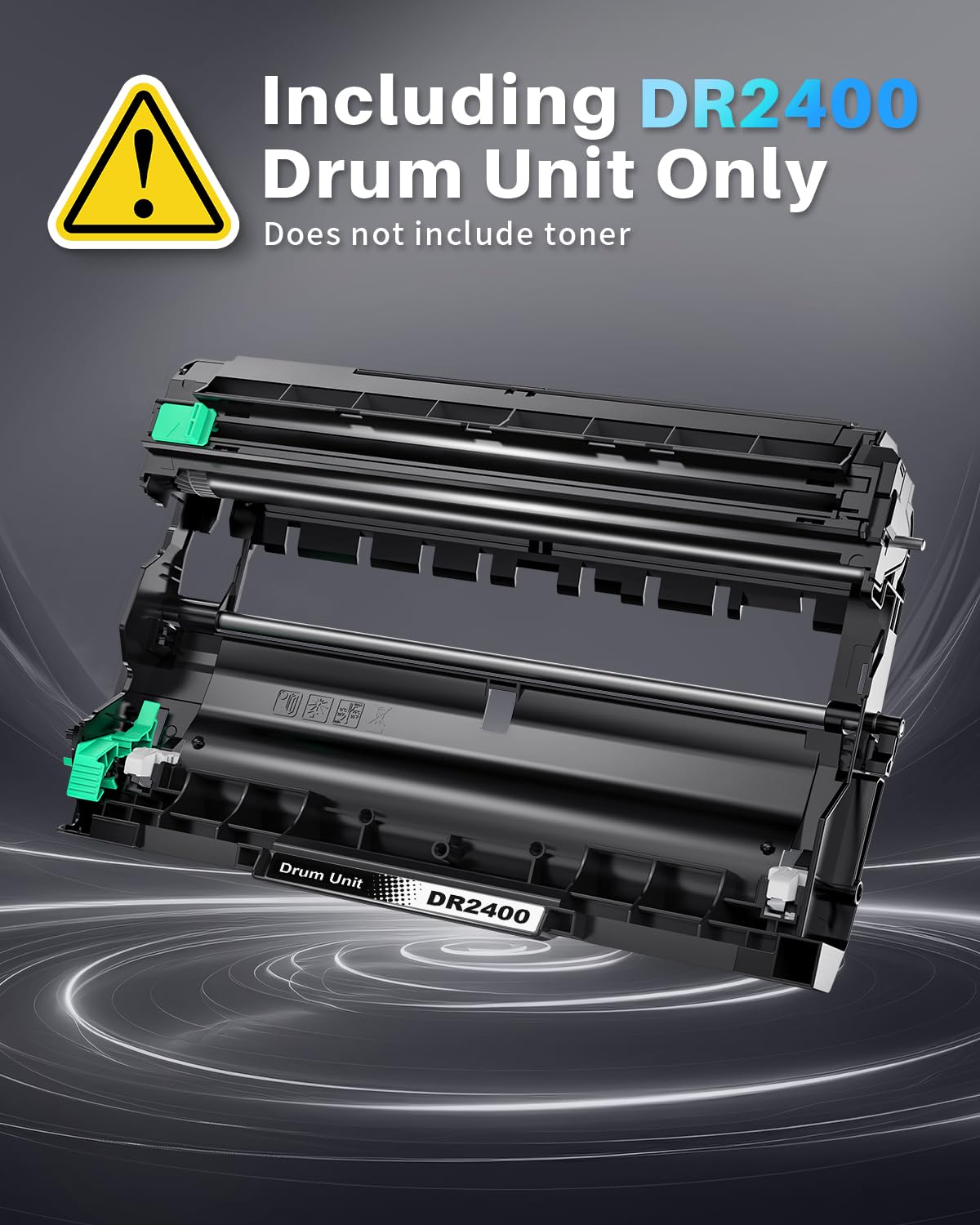 INK4U Tambour DR2400 (Seulement DR2400) Compatible avec Brother MFC-L2710DN MFC-L2730DW MFC-L2750D HL-L2310D HL-L2350DN HL-L2370DN DCP-L2510D DCP-L2530DW
