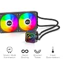 Ant Value AV240 240mm CPU Liquid Cooler/AIO - Black | Static RGB| Support Intel - LGA115X/1200/1700/1851/1366/2011/2066, AMD - FM1/FM2/AM2//AM2+/AM3/AM3+/AM4/AM5 gallery image