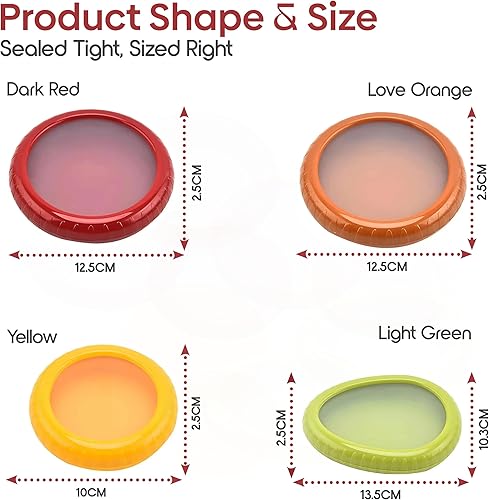 Miniatura 7 de Juego de 4 recipientes de almacenamiento de alimentos Popz Caja de almacenamiento antioxidante de frutas y verduras para aguacate, cebolla, limón y